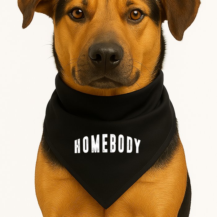 Homebody Stay At Home Introvert Social Distancing USA-Made Doggie Bandana