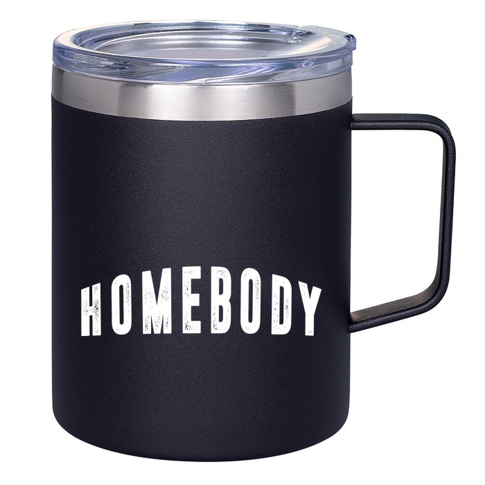 Homebody Stay At Home Introvert Social Distancing 12oz Stainless Steel Coffee Mug