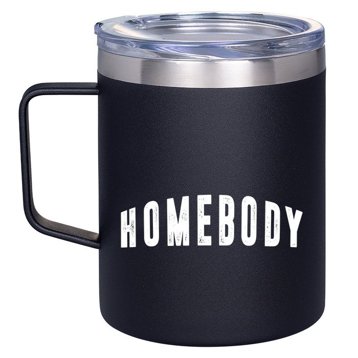 Homebody Stay At Home Introvert Social Distancing 12oz Stainless Steel Coffee Mug