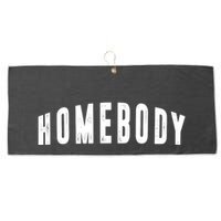 Homebody Stay At Home Introvert Social Distancing Large Microfiber Waffle Golf Towel
