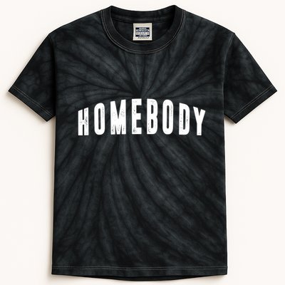 Homebody Stay At Home Introvert Social Distancing Kids Tie-Dye T-Shirt
