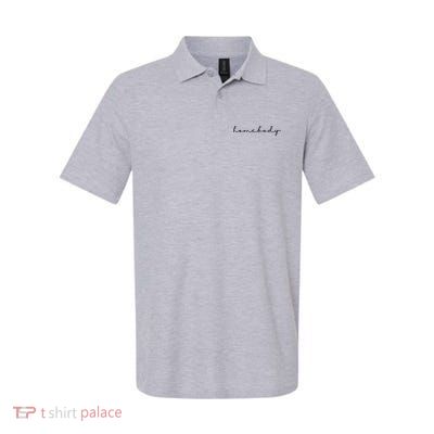 Homebody Stay At Home Gift For Introvert Softstyle Adult Sport Polo