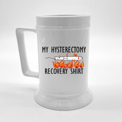 Hysterectomy Support And Uterine Operation Survivor Beer Stein