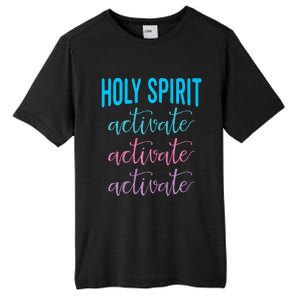 Holy Spirit Activate Christian Religious Jesus Christmas Premium Tall Fusion ChromaSoft Performance T-Shirt