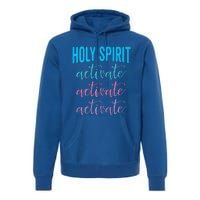 Holy Spirit Activate Christian Religious Jesus Christmas Premium Premium Hoodie