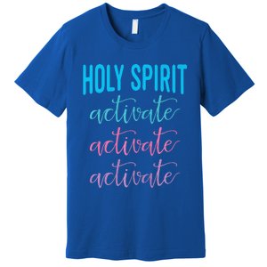 Holy Spirit Activate Christian Religious Jesus Christmas Premium Premium T-Shirt