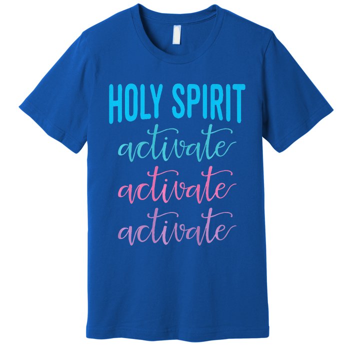 Holy Spirit Activate Christian Religious Jesus Christmas Premium Premium T-Shirt