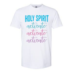 Holy Spirit Activate Christian Religious Jesus Christmas Premium Softstyle CVC T-Shirt