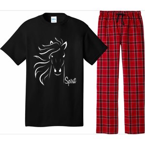 Horse Spirit Animal For Riding Lovers Feel Free Gift Idea Pajama Set