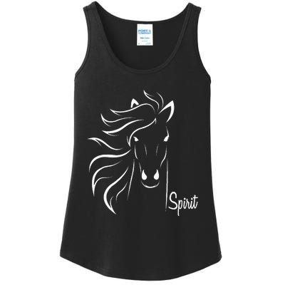 Horse Spirit Animal For Riding Lovers Feel Free Gift Idea Ladies Essential Tank