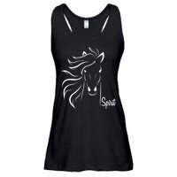 Horse Spirit Animal For Riding Lovers Feel Free Gift Idea Ladies Essential Flowy Tank