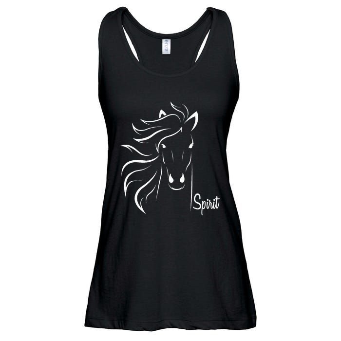 Horse Spirit Animal For Riding Lovers Feel Free Gift Idea Ladies Essential Flowy Tank