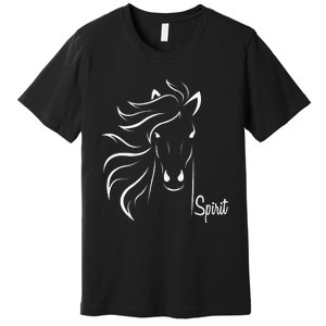 Horse Spirit Animal For Riding Lovers Feel Free Gift Idea Premium T-Shirt