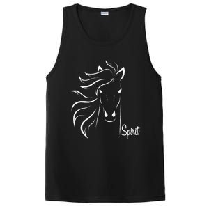 Horse Spirit Animal For Riding Lovers Feel Free Gift Idea PosiCharge Competitor Tank