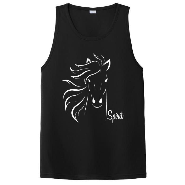 Horse Spirit Animal For Riding Lovers Feel Free Gift Idea PosiCharge Competitor Tank