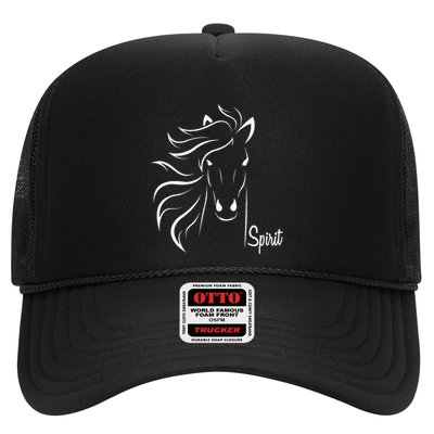 Horse Spirit Animal For Riding Lovers Feel Free Gift Idea Trucker Hat
