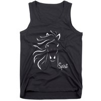 Horse Spirit Animal For Riding Lovers Feel Free Gift Idea Tank Top