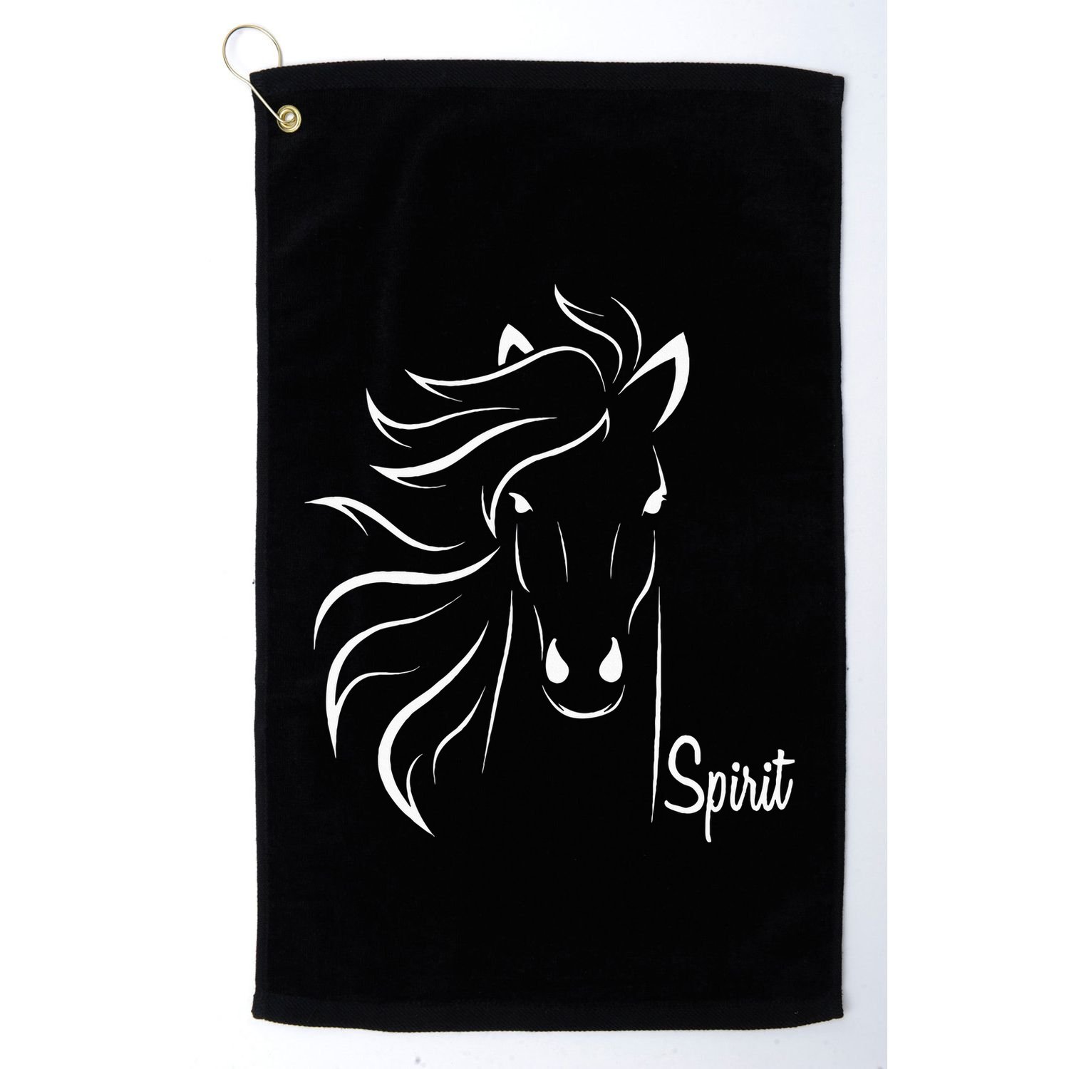 Horse Spirit Animal For Riding Lovers Feel Free Gift Idea Golf Towel