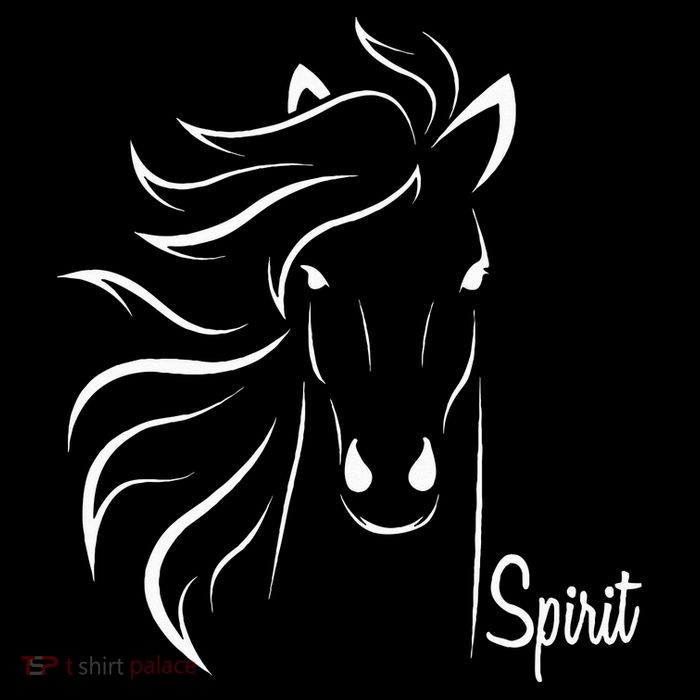 Horse Spirit Animal For Riding Lovers Feel Free Gift Idea Kids T-Shirt