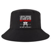 Hip Surgery Art For Wo Hip Replacet Recovering Cool Comfort Performance Bucket Hat