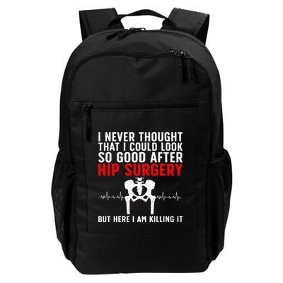 Hip Surgery Art For Wo Hip Replacet Recovering Backpack