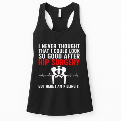 Hip Surgery Art For Wo Hip Replacet Recovering Womens Tank Top