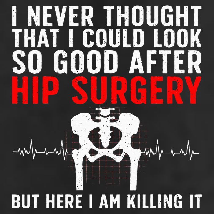 Hip Surgery Art For Wo Hip Replacet Recovering Golf Towel