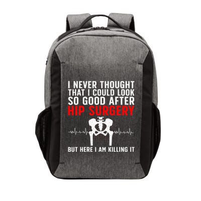 Hip Surgery Art For Wo Hip Replacet Recovering Vector Backpack