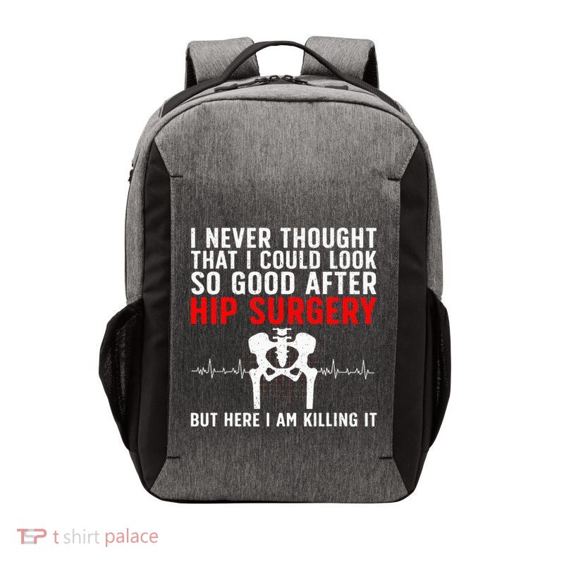 Hip Surgery Art For Wo Hip Replacet Recovering Vector Backpack