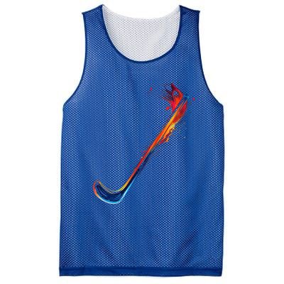 Hockey Stick Abstract Cool Gift Mesh Reversible Basketball Jersey Tank