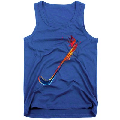 Hockey Stick Abstract Cool Gift Tank Top