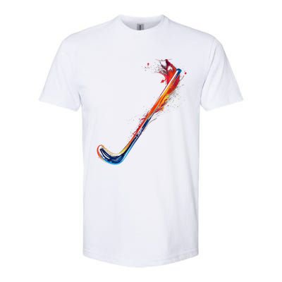 Hockey Stick Abstract Cool Gift Softstyle CVC T-Shirt