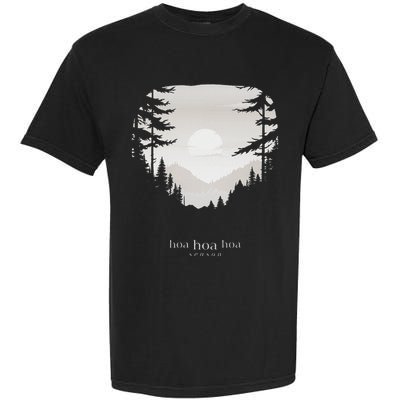 Hoa Season Autumn Fall Mist Trendy Graphic Garment-Dyed Heavyweight T-Shirt