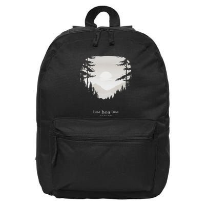 Hoa Season Autumn Fall Mist Trendy Graphic 16 in Basic Backpack