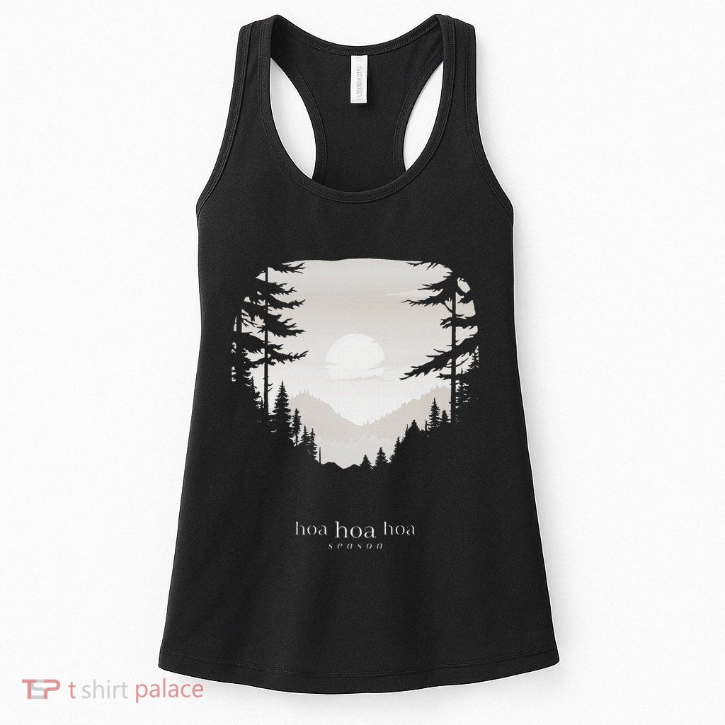 Hoa Season Autumn Fall Mist Trendy Graphic Womens Tank Top