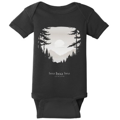 Hoa Season Autumn Fall Mist Trendy Graphic Baby Bodysuit