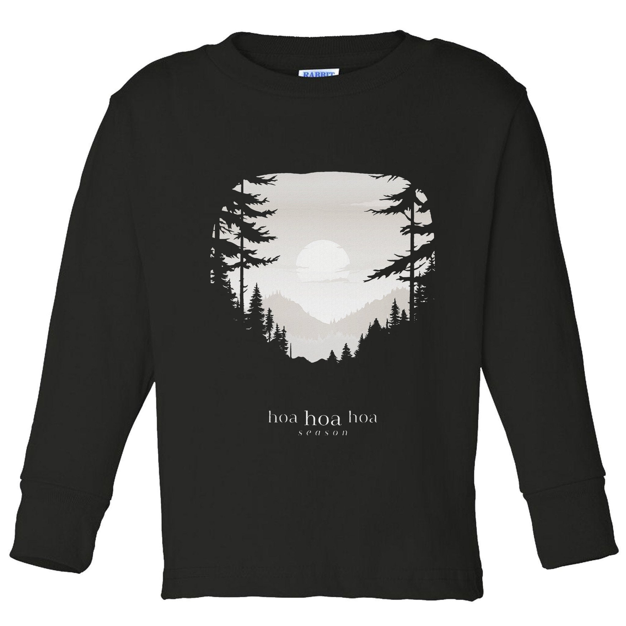 Hoa Season Autumn Fall Mist Trendy Graphic Toddler Long Sleeve Shirt
