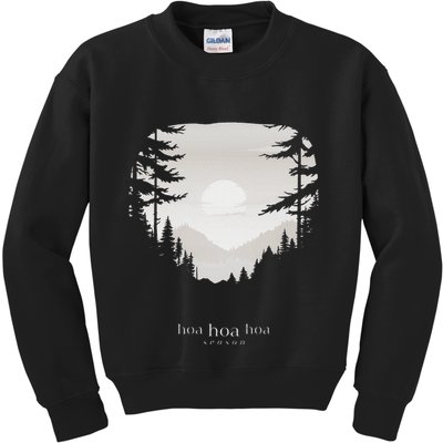Hoa Season Autumn Fall Mist Trendy Graphic Kids Sweatshirt