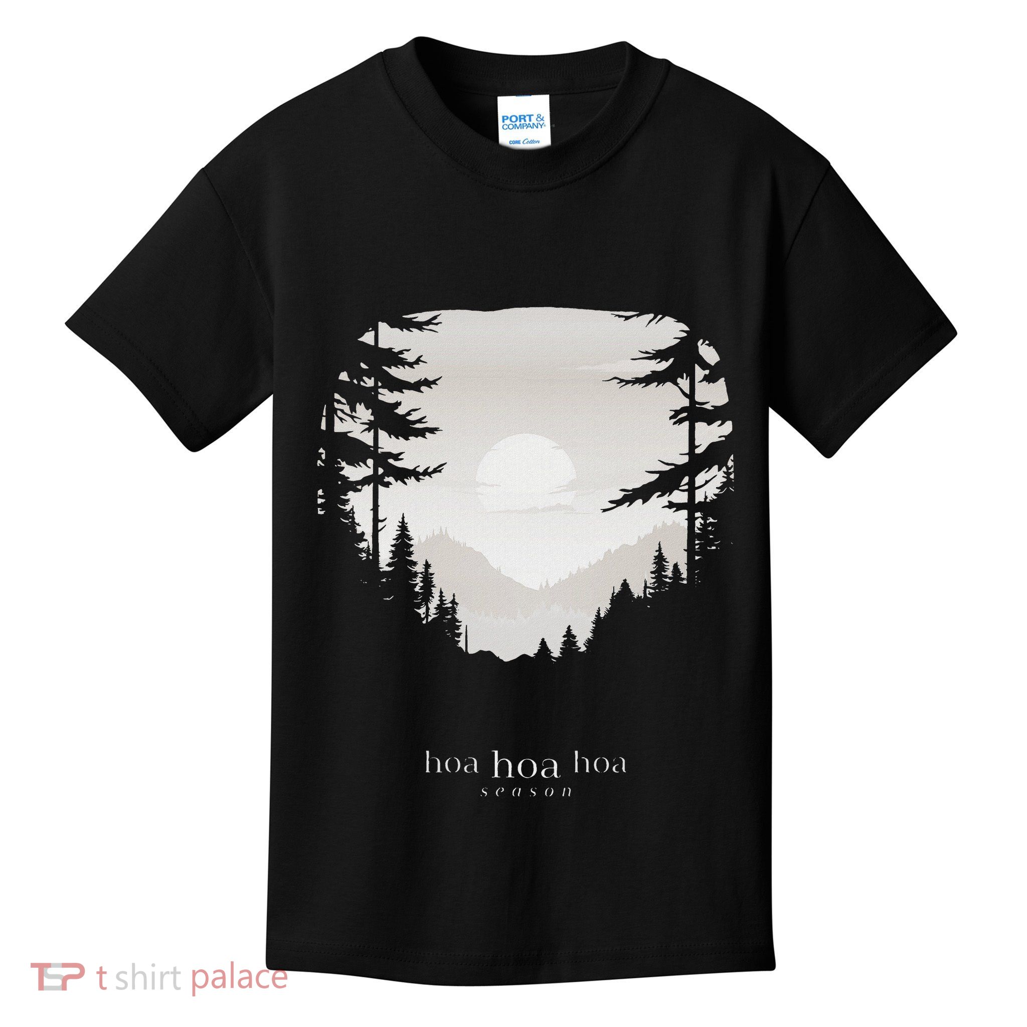 Hoa Season Autumn Fall Mist Trendy Graphic Kids T-Shirt