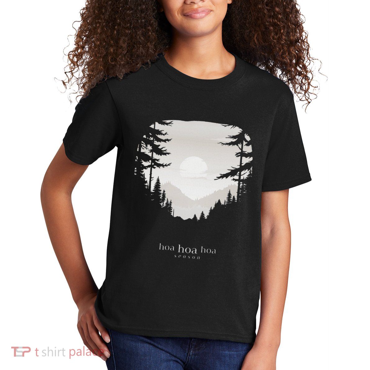 Hoa Season Autumn Fall Mist Trendy Graphic Kids T-Shirt