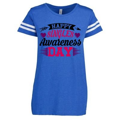 Happy Singles Awareness Day Enza Ladies Jersey Football T-Shirt