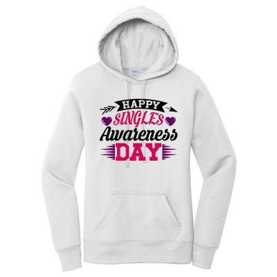 Happy Singles Awareness Day Women's Pullover Hoodie