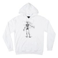 Human Skeleton Anatomy Drawing Diagram Hoodie