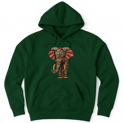 Henna Stylish Artistic Save The Elephants | Wildlife Hoodie