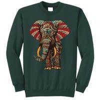 Henna Stylish Artistic Save The Elephants | Wildlife Sweatshirt