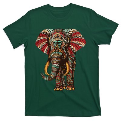 Henna Stylish Artistic Save The Elephants | Wildlife T-Shirt