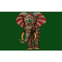 Henna Stylish Artistic Save The Elephants | Wildlife Bumper Sticker