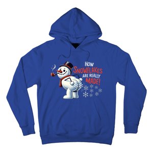 How Snowflakes Are Really Made Christmas Funny Snow Meaningful Gift Hoodie