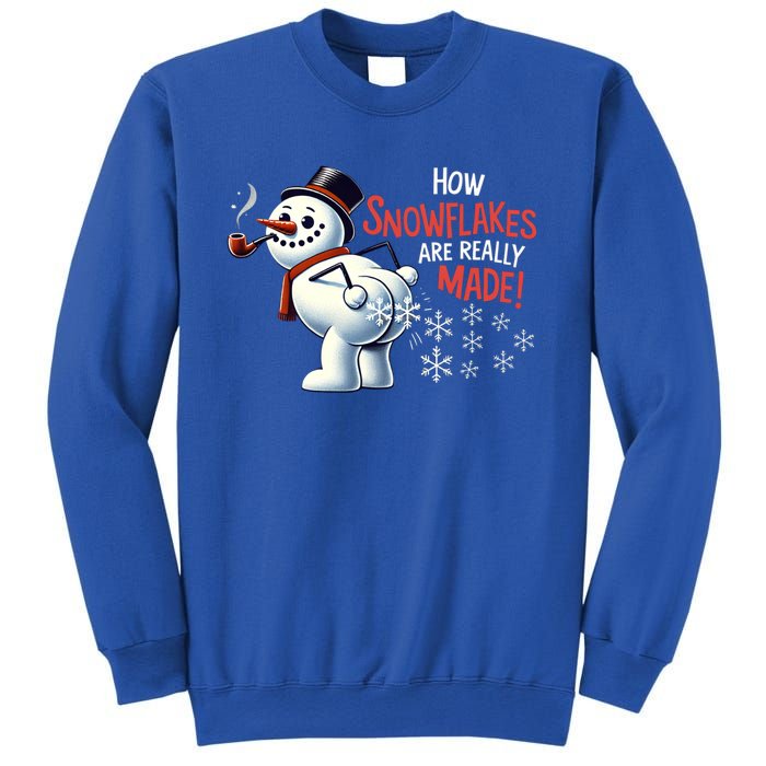 How Snowflakes Are Really Made Christmas Funny Snow Meaningful Gift Sweatshirt