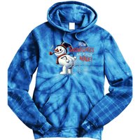 How Snowflakes Are Really Made Christmas Funny Snow Meaningful Gift Tie Dye Hoodie